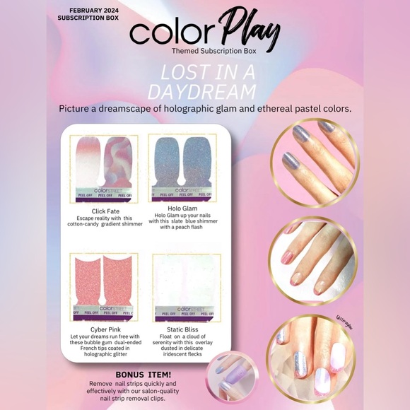 Color Street ColorPlay Subscription Box Lost In a Daydream - Picture 3 of 5